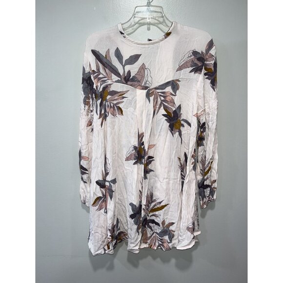 Free People Women's‎ Floral Boho Blouse Top, XS - Picture 2 of 9